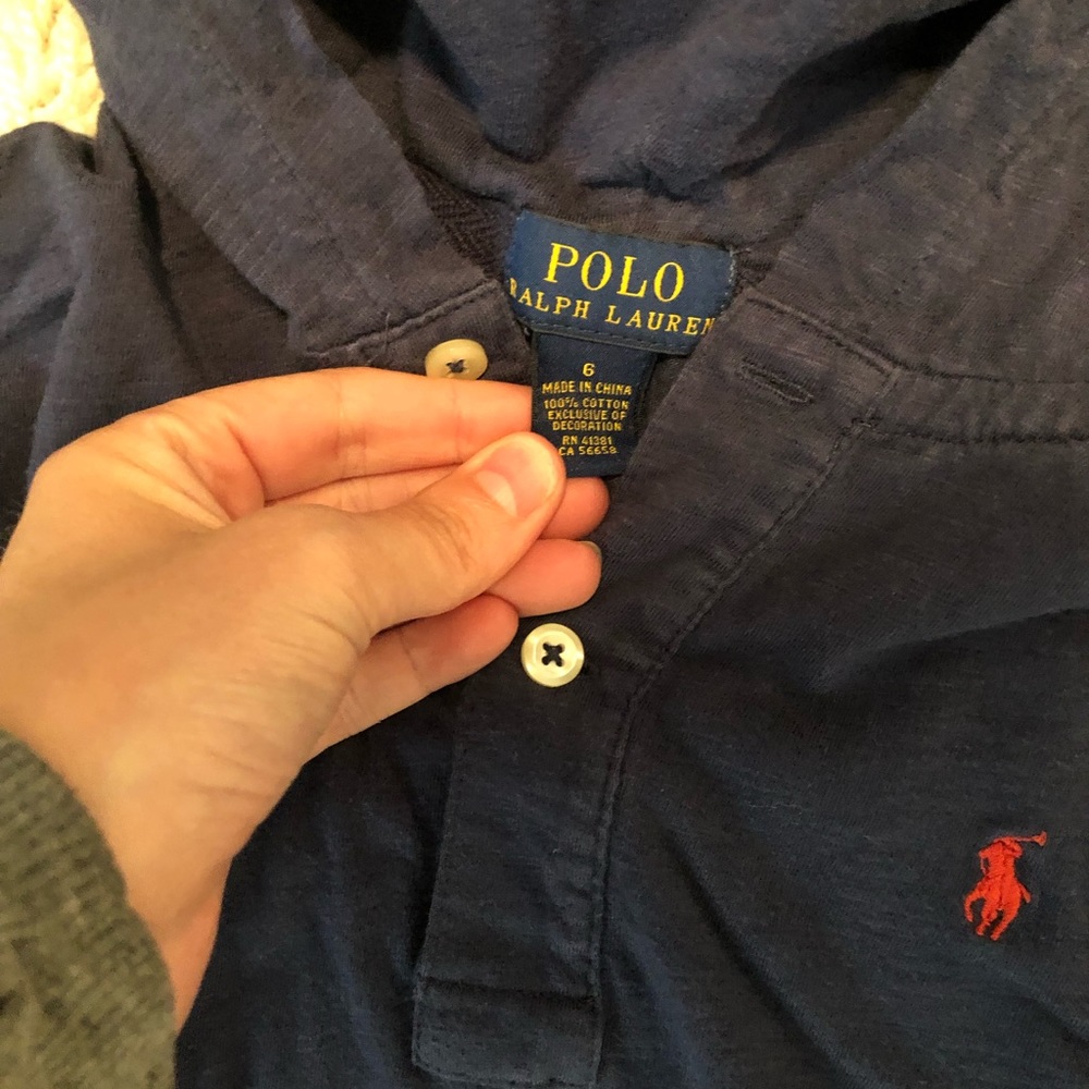 Boys Long Sleeve Polo Shirt
